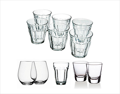 Hard-Strong Glass Tumblers