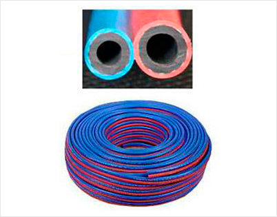 Rubber Twin Welding Hose – Molded & Braided Construction